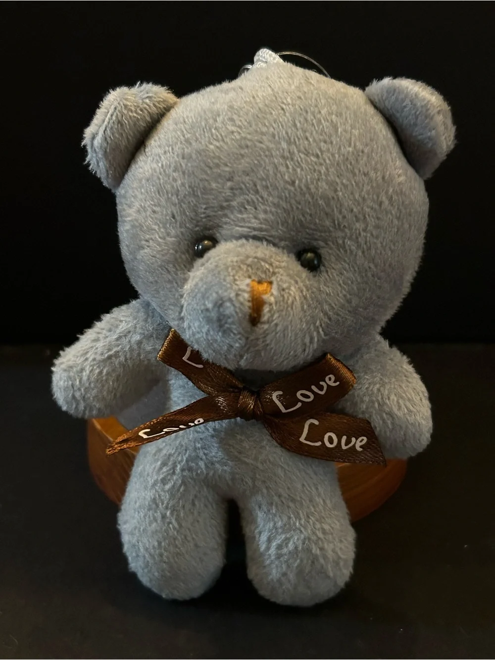 BUY 1 GET 1 FREE Cute Plush Bear 🐻 Keychains w/Brown 'Love' Ribbon Assorted
